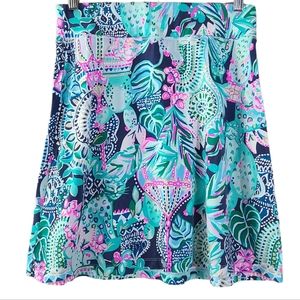 Lilly Pulitzer Brenna Pull On Jungle Cat Comfy Skirt